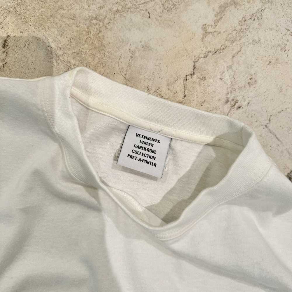 Vetements keeping up with the gvasalias t shirt - image 3