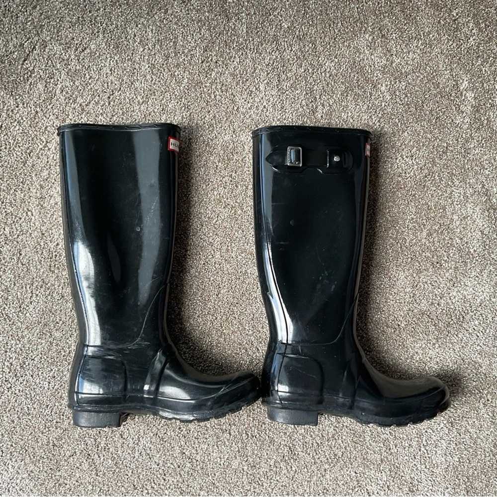 Hunter Original Tall Gloss Rain Boots - image 7