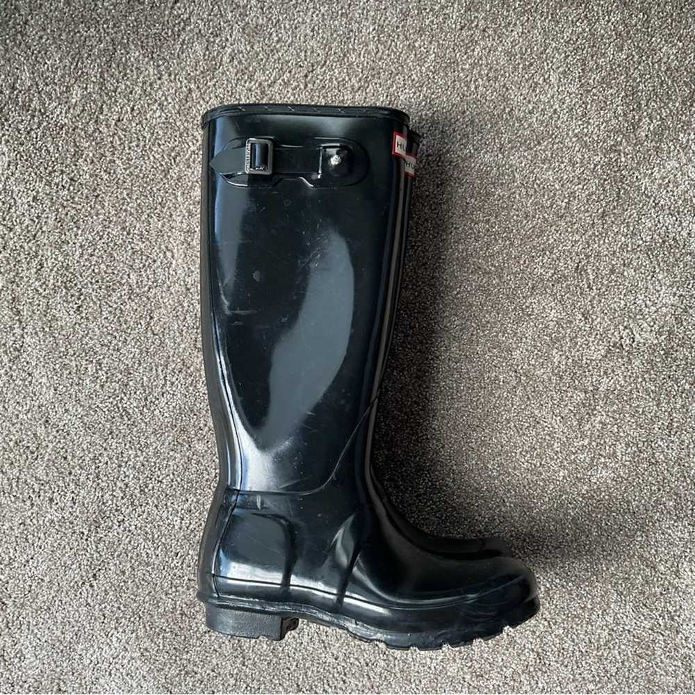 Hunter Original Tall Gloss Rain Boots - image 8