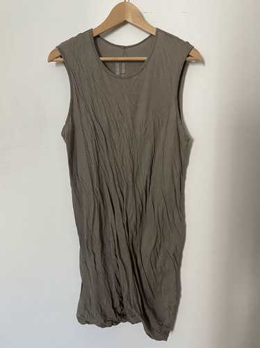 Rick Owens RICK OWENS Grey Double Tank Top XS