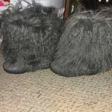 Bearpaw mongolian fur boots best sale