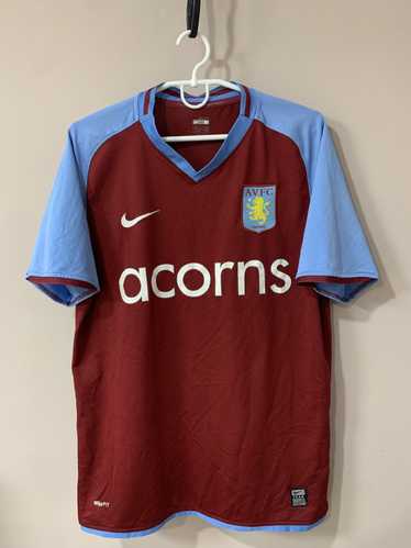 Nike × Soccer Jersey × Vintage Aston Villa Home F… - image 1