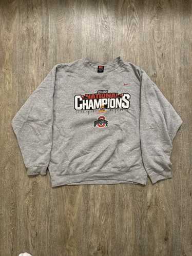 Nike × Vintage Grey Nike Pullover - image 1