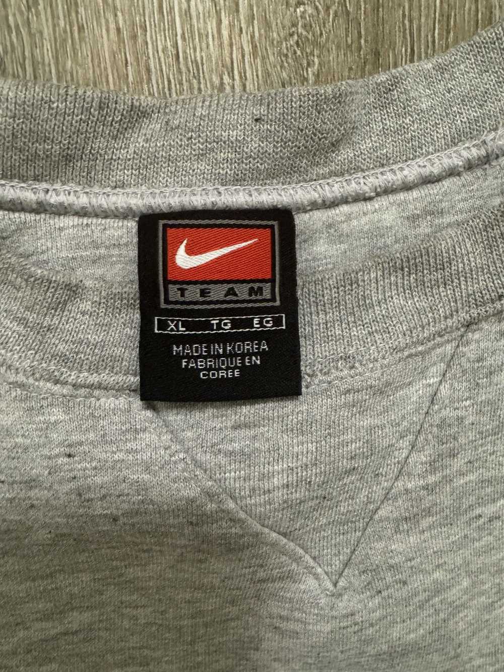 Nike × Vintage Grey Nike Pullover - image 3