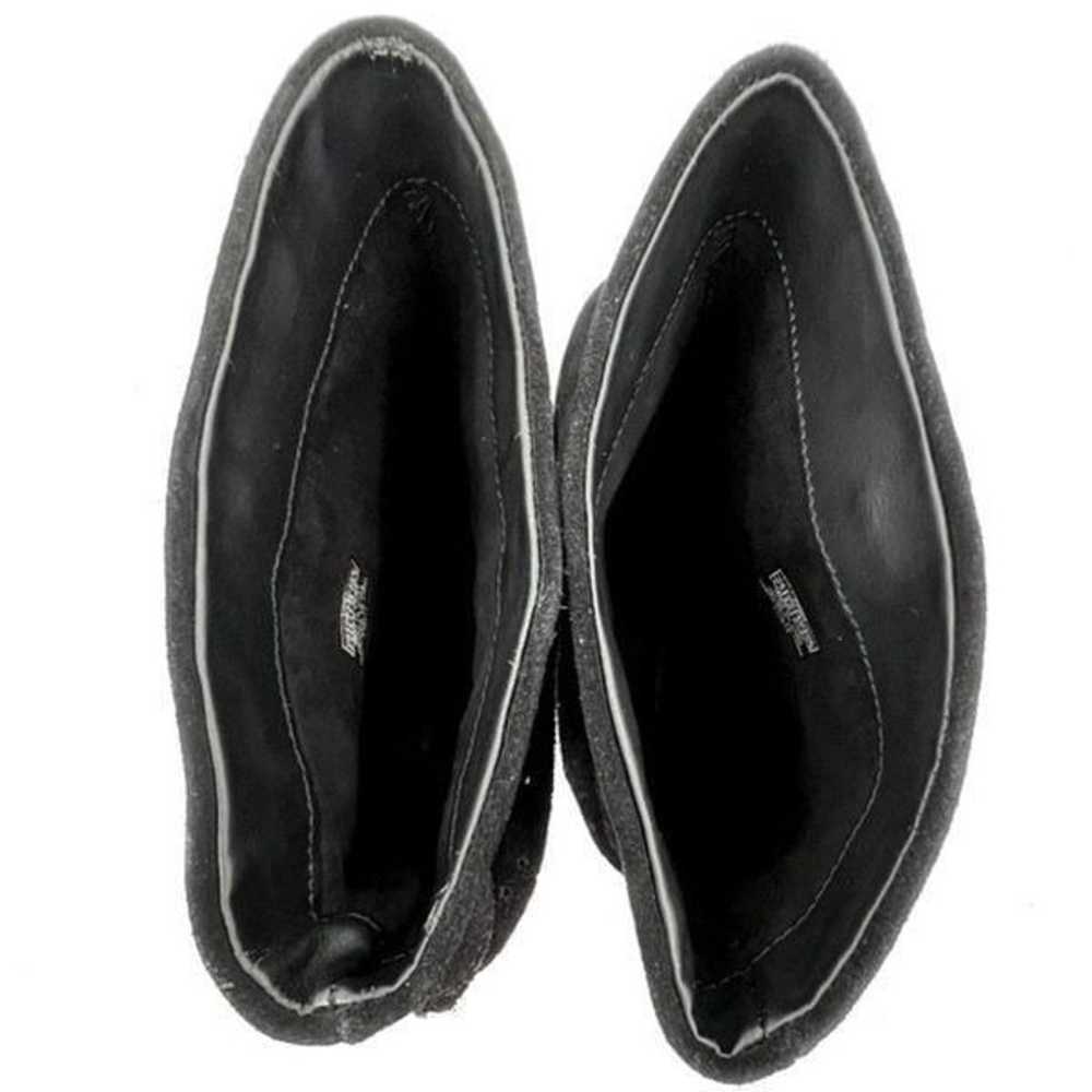 Toms Serra Black Suede Leather Lazer Cut Perforat… - image 6