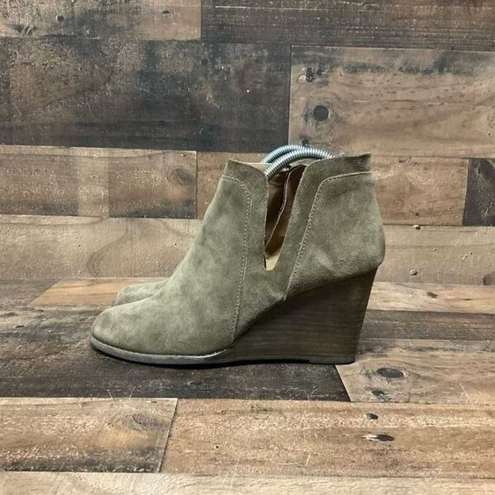 Lucky Brand Women’s Size 9 Yabba Stacked Wedge Ol… - image 3