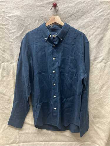 Alex Crane Alex Crane Linen Shirt Men's XL Long Sl