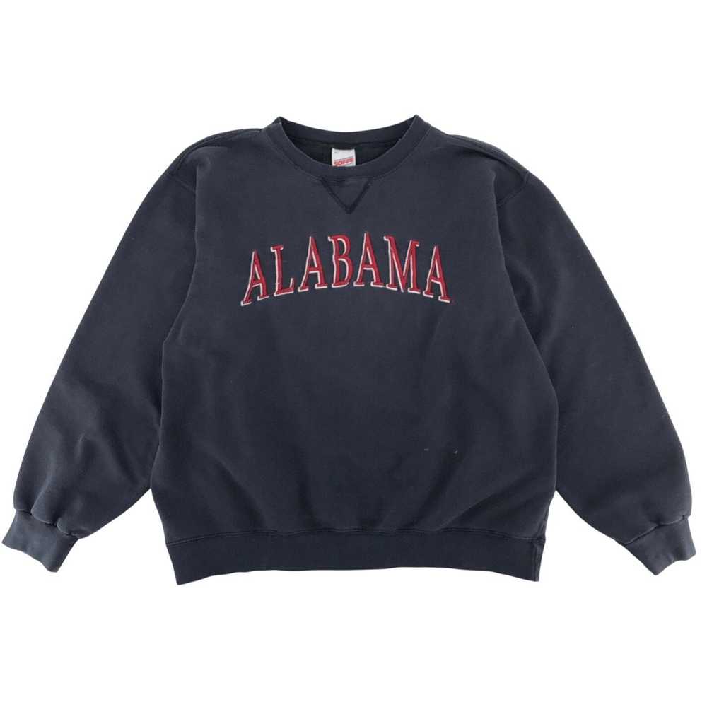 Vintage Y2K Alabama crewneck sweatshirt faded bla… - image 1