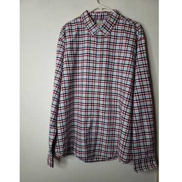 Dockers Dockers Men's Button Down Shirt 2XL Red B… - image 1