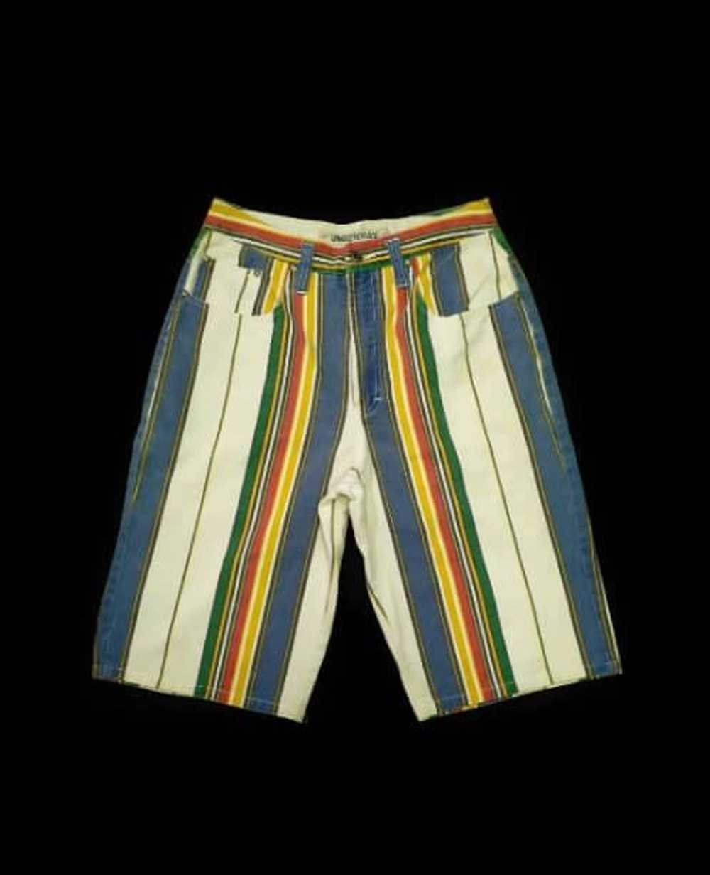 Unionbay × Vintage vintage 90s multi stripe short… - image 3