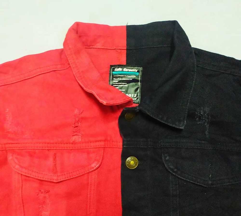 Japanese Brand Sall garment Black and Red jacket - image 4