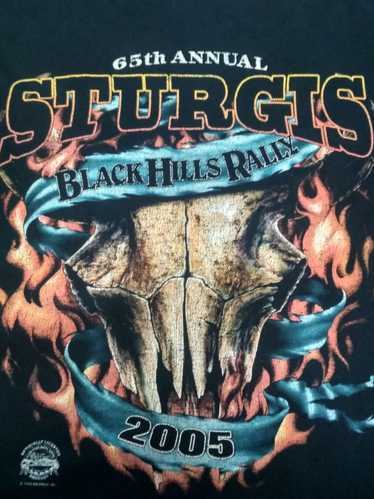 Gildan × Vintage STURGIS 2005 bike week 65th annua