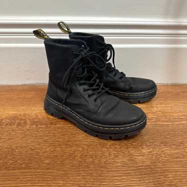 Dr Martens Combs Black Leather Boots