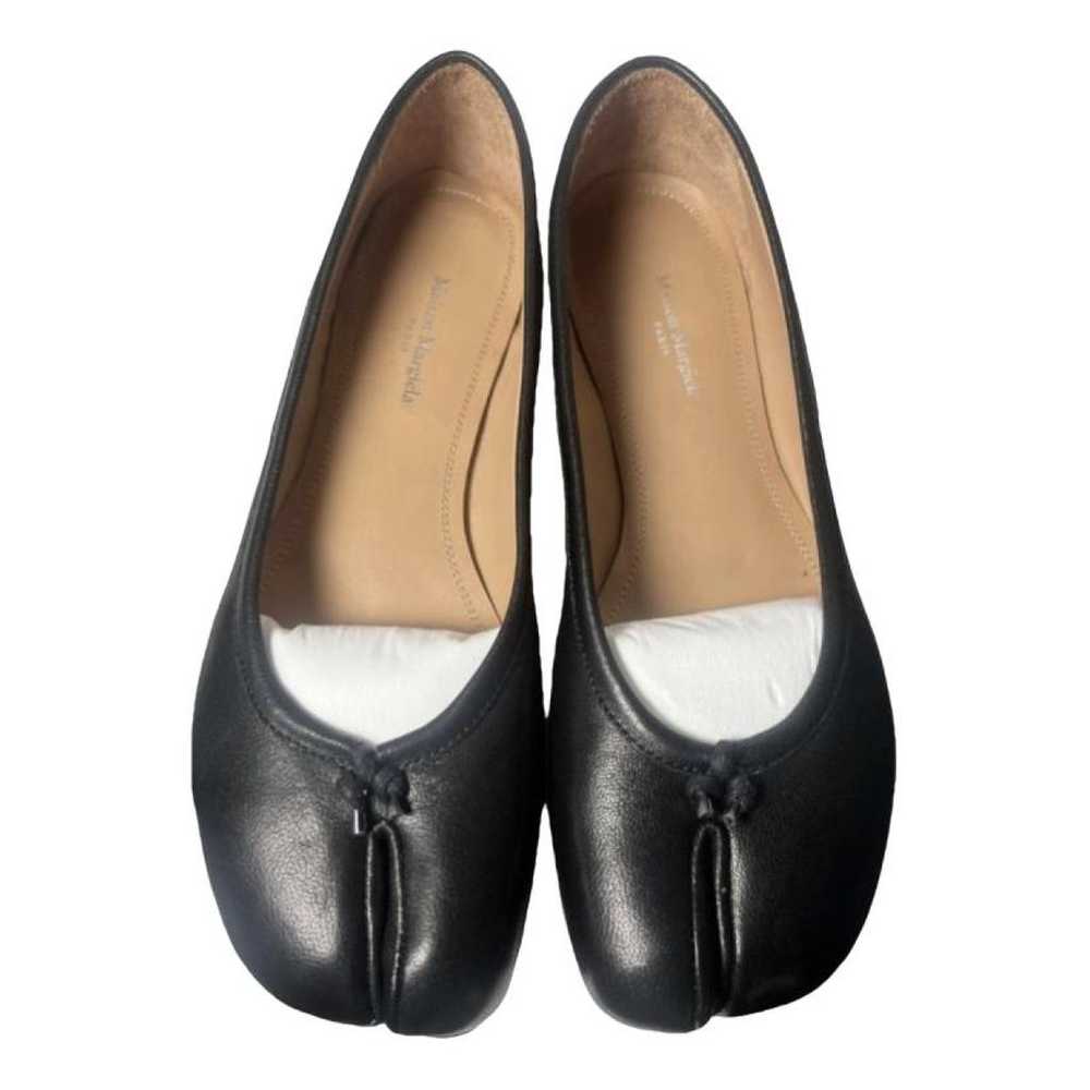 Maison Martin Margiela Tabi leather ballet flats - image 1