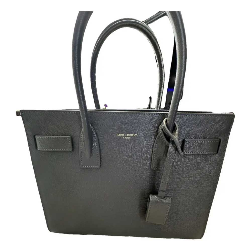 Saint Laurent Sac de Jour leather tote - image 1