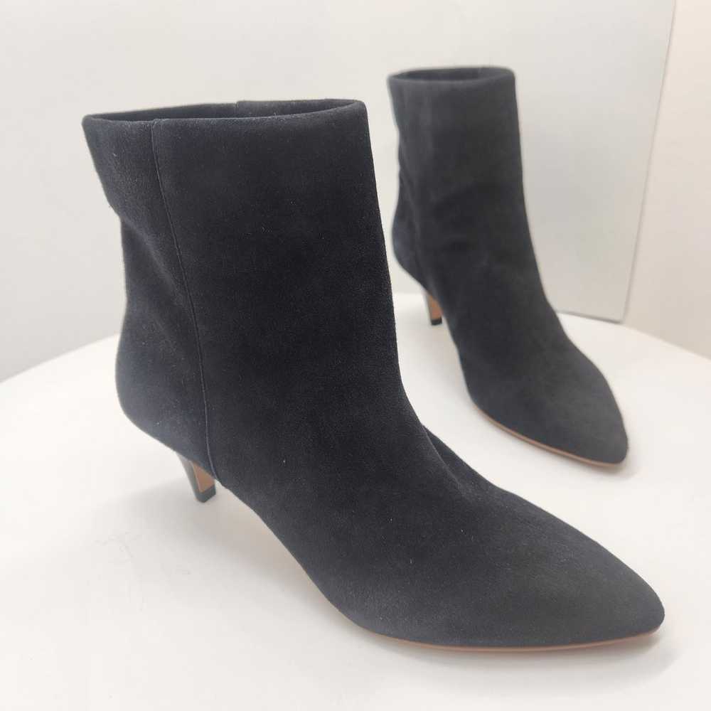 Dolce Vita bootie women's 8 black suede Dee point… - image 2