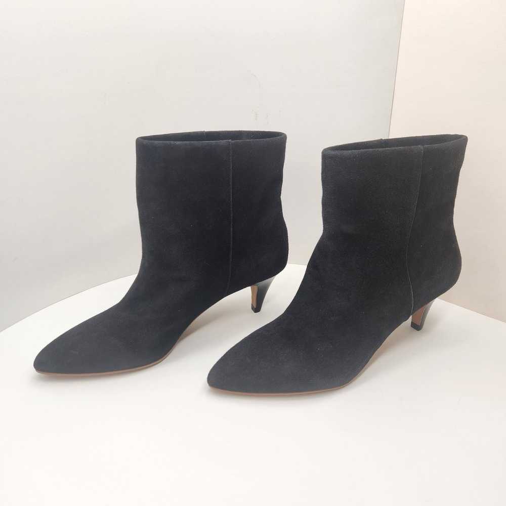 Dolce Vita bootie women's 8 black suede Dee point… - image 3