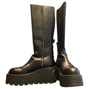 Valentino Garavani Leather biker boots - image 1