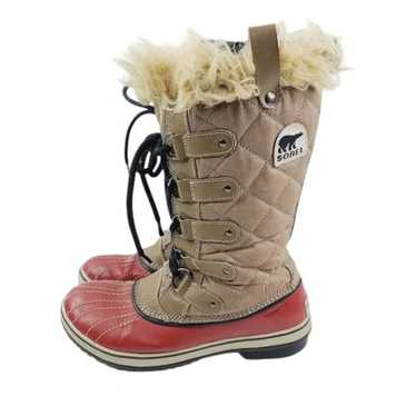 Sorel Women's Tan Red Tofino NL1909-239 Leather M… - image 1