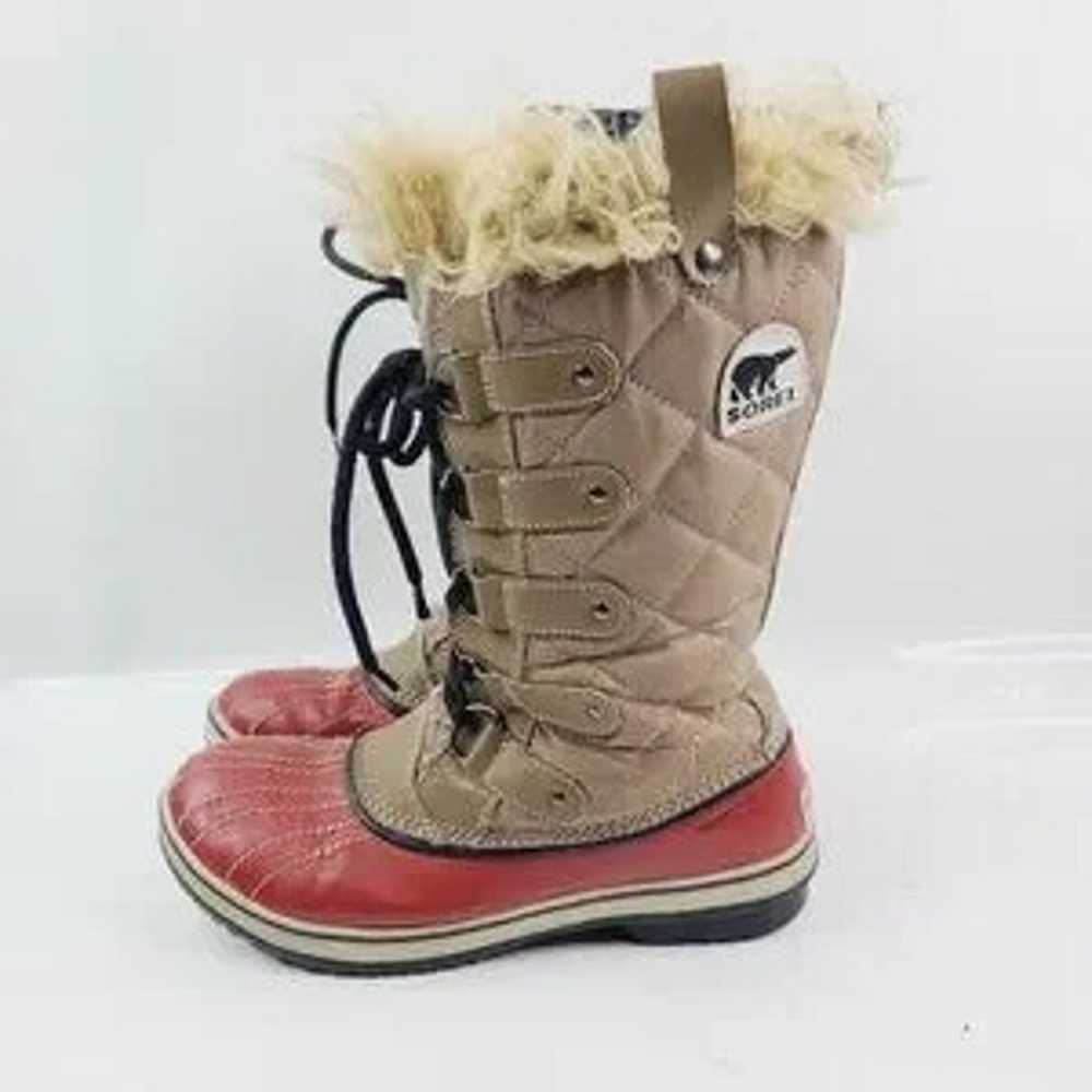 Sorel Women's Tan Red Tofino NL1909-239 Leather M… - image 2