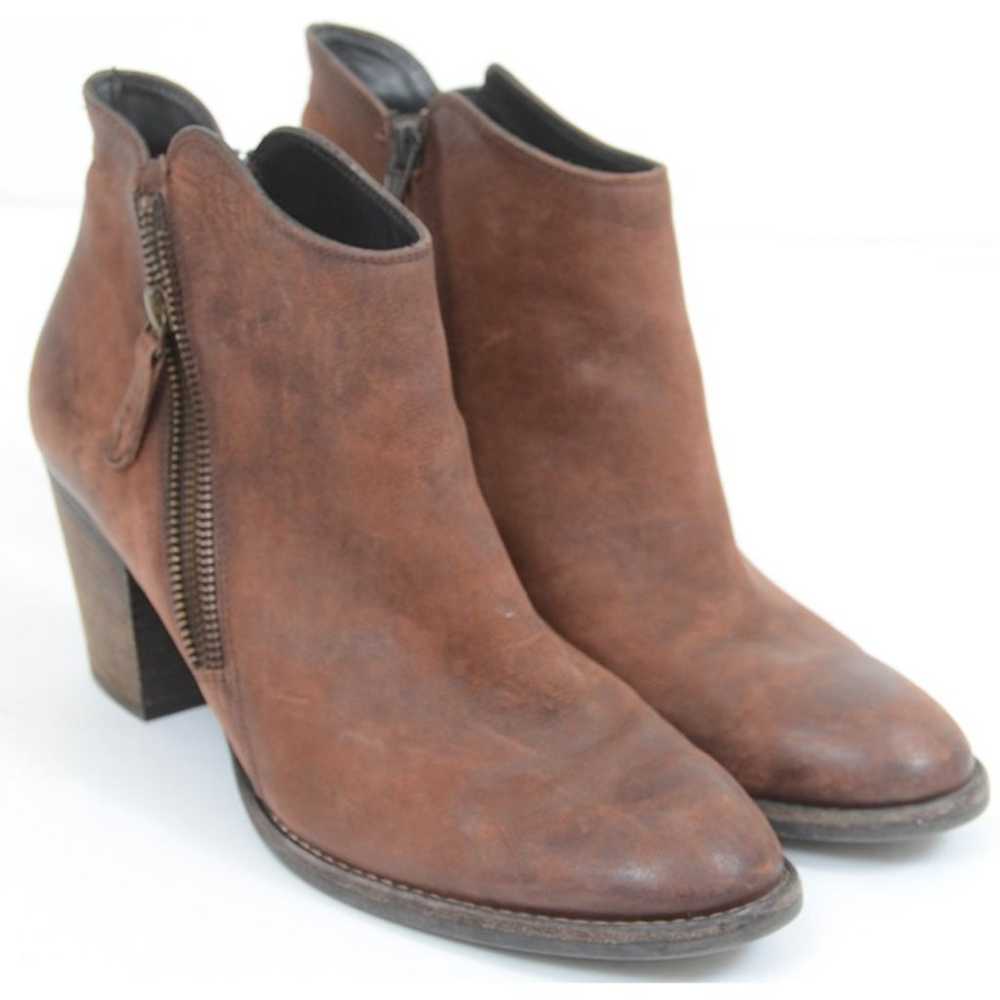 Paul Green Aubrey Ankle Boots Brown Leather Weste… - image 2