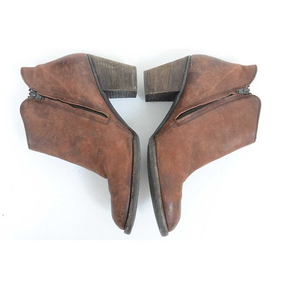 Paul Green Aubrey Ankle Boots Brown Leather Weste… - image 6