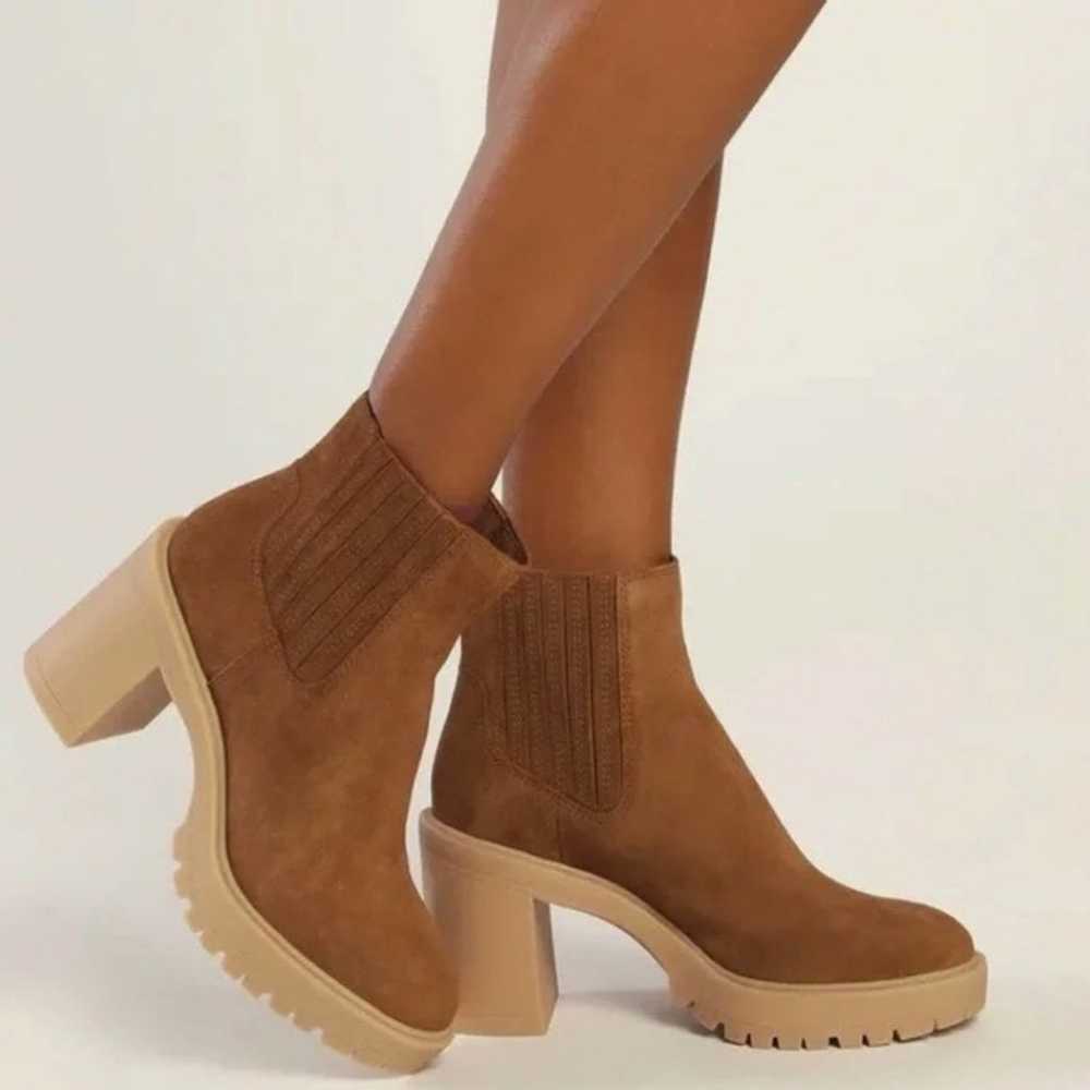 Dolce Vita Caster H2O Booties camel brown waterpr… - image 1