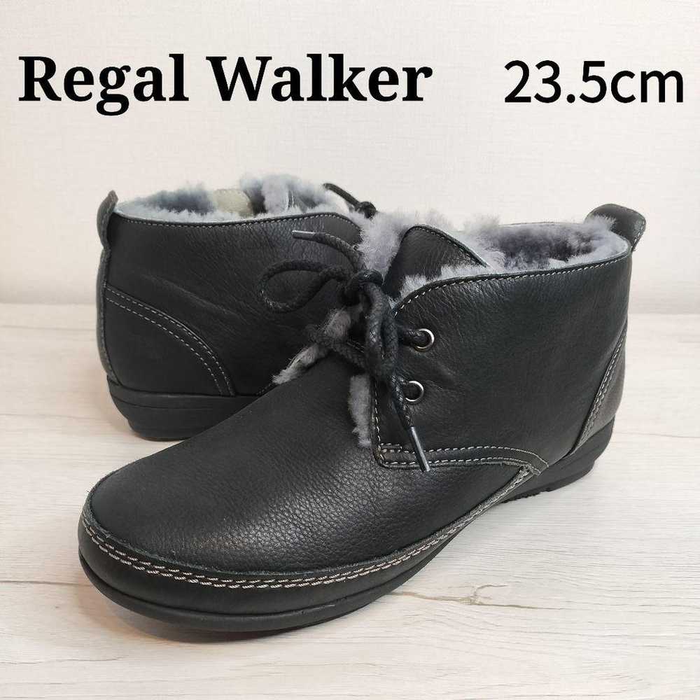 Legal Walker 23.5 EEE Boots Boa Mouton Side Zip - image 1