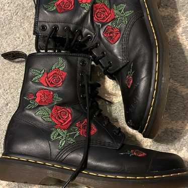 Dr. Martens airwalk Brause hot quilted rose boots