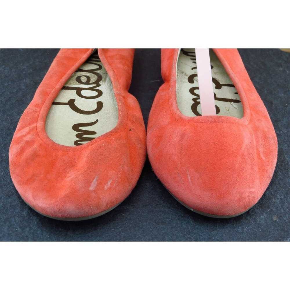 Sam Edelman Women Sz 8.5 M Orange Flat Leather Sh… - image 2