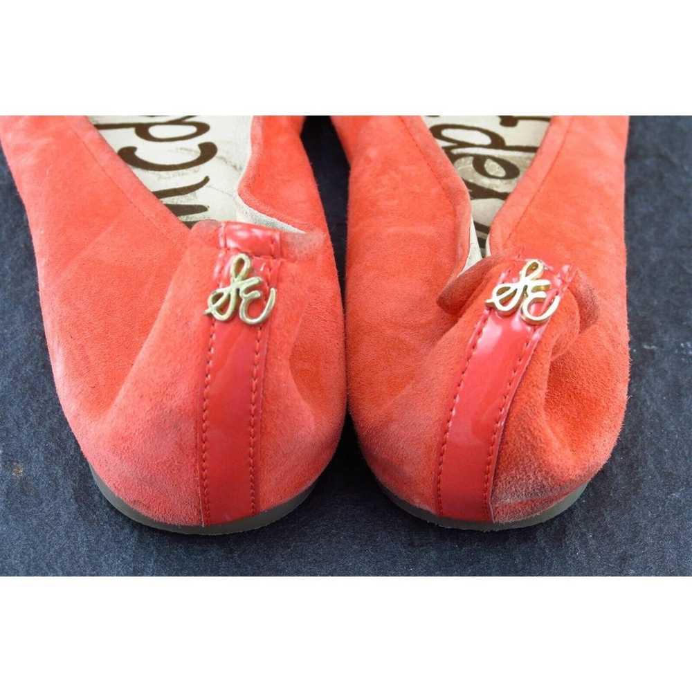 Sam Edelman Women Sz 8.5 M Orange Flat Leather Sh… - image 5