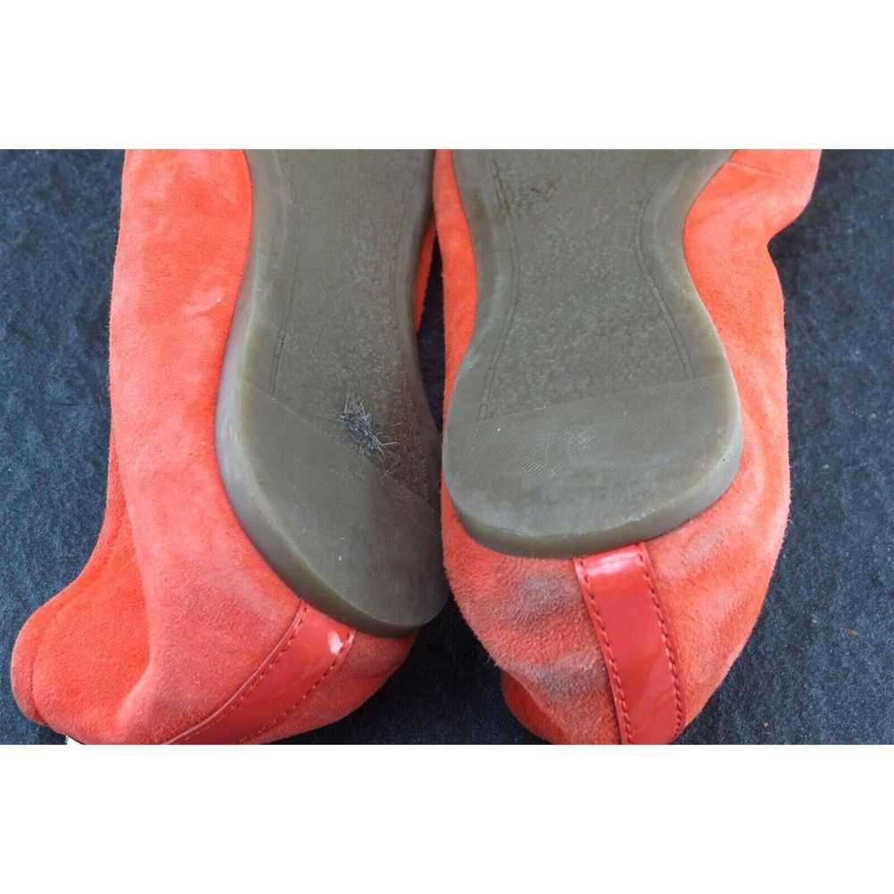 Sam Edelman Women Sz 8.5 M Orange Flat Leather Sh… - image 7