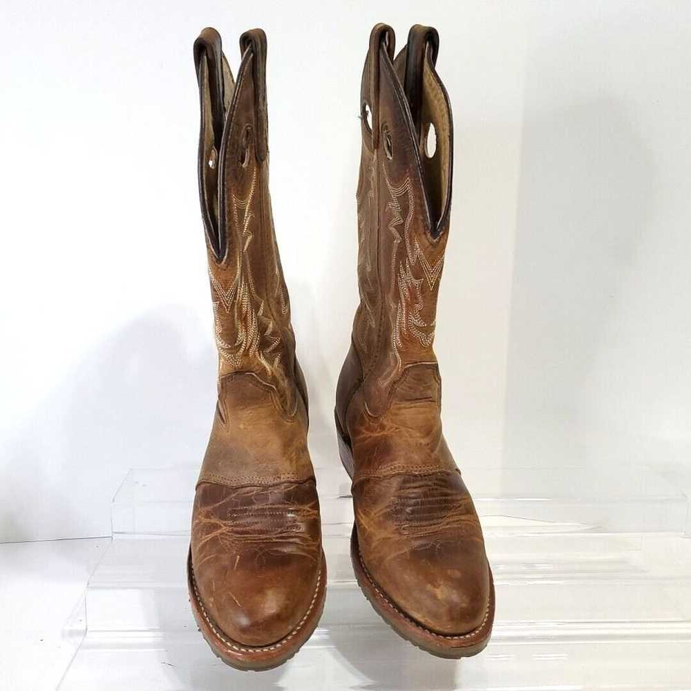 Double H Cowboy Boots Womens 7M Daniela 12" Work … - image 4