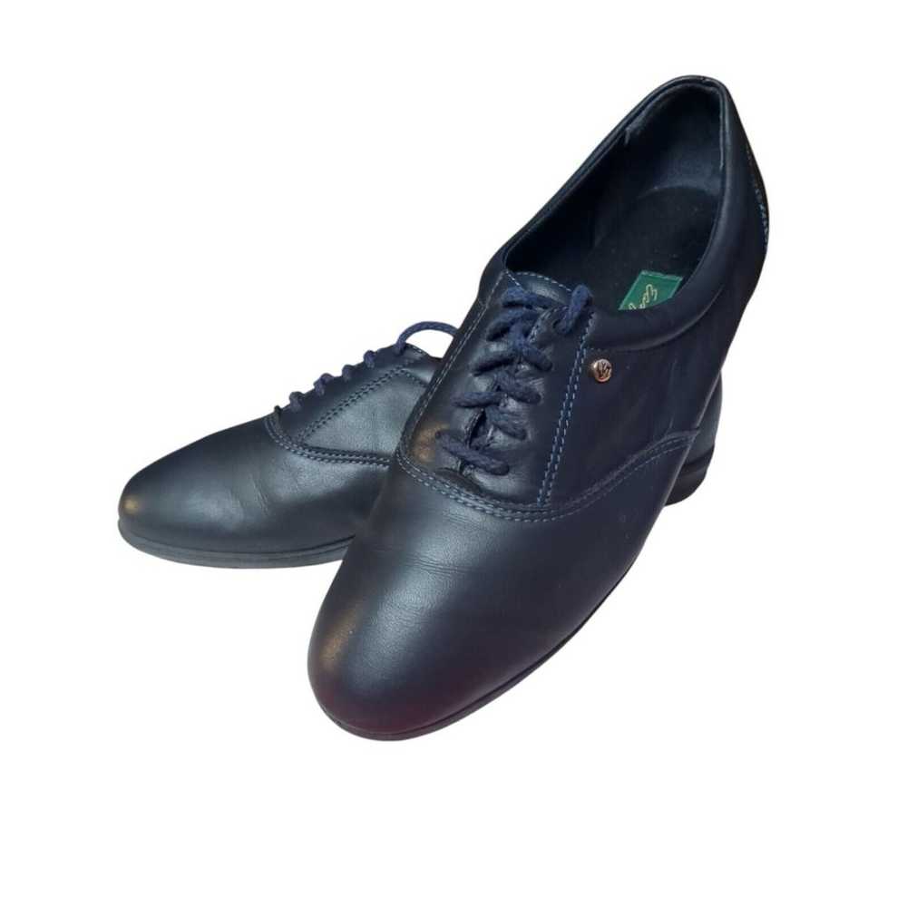 Easy Spirit Motion Shoes Women Size 7B Navy Leath… - image 1