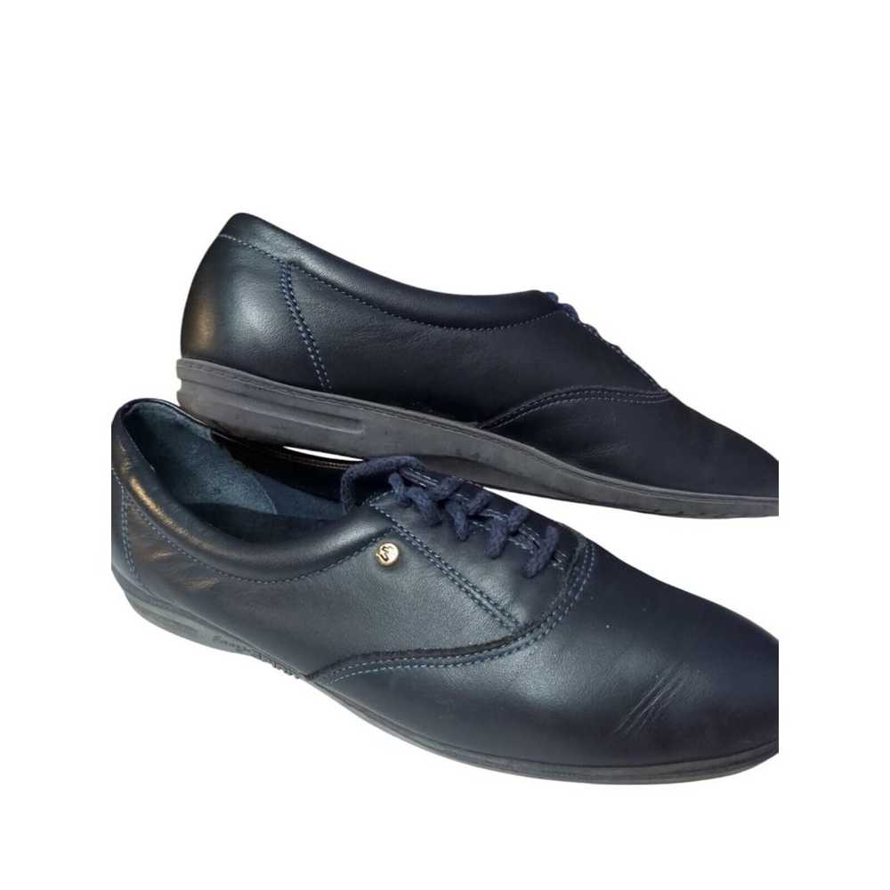 Easy Spirit Motion Shoes Women Size 7B Navy Leath… - image 4