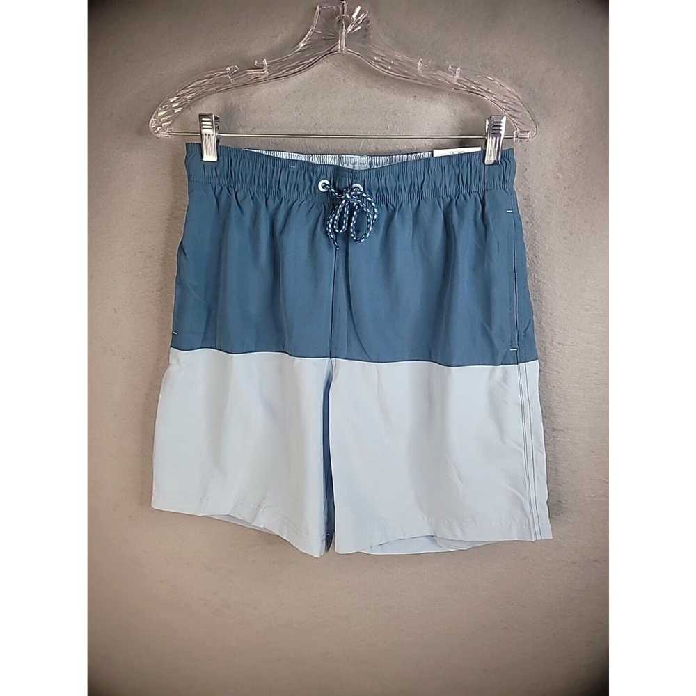 George New George Mens S Small Swim Trunks Blue T… - image 2