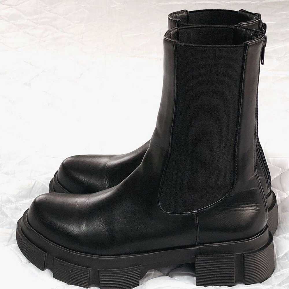 RODESKO Side Gore Boots Thick Sole 37 24cm Black - image 5