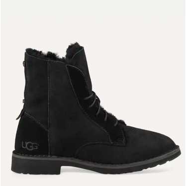 UGG Quincy Boot In Black Suede Sz 6 New