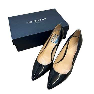 Cole Haan Prieta Pump II Women’s Navy Blue Patent… - image 1