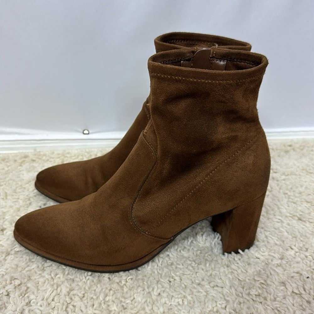 Nine West Ankle Boots Size 8.5 Brown Womens - image 1