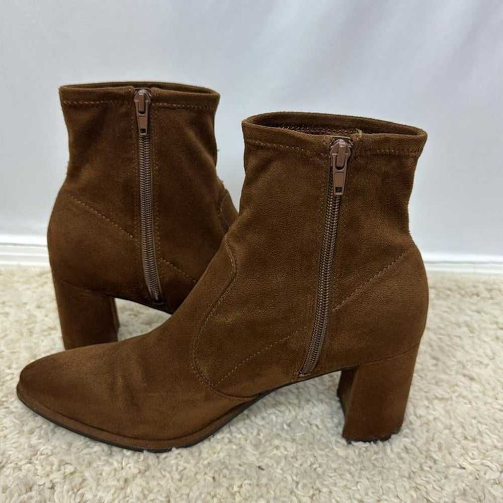 Nine West Ankle Boots Size 8.5 Brown Womens - image 7