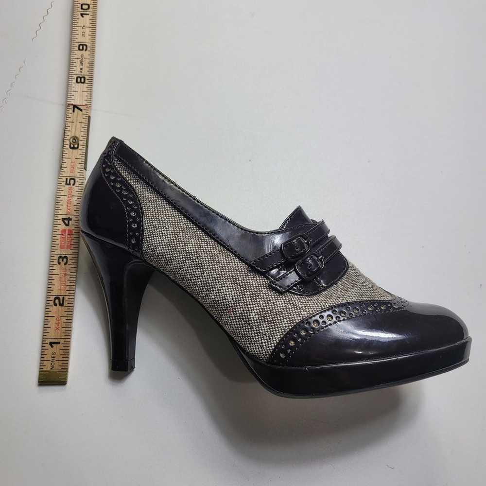 Apt. 9 Retro Faux Leather Tweed Swing Dance Heels… - image 7