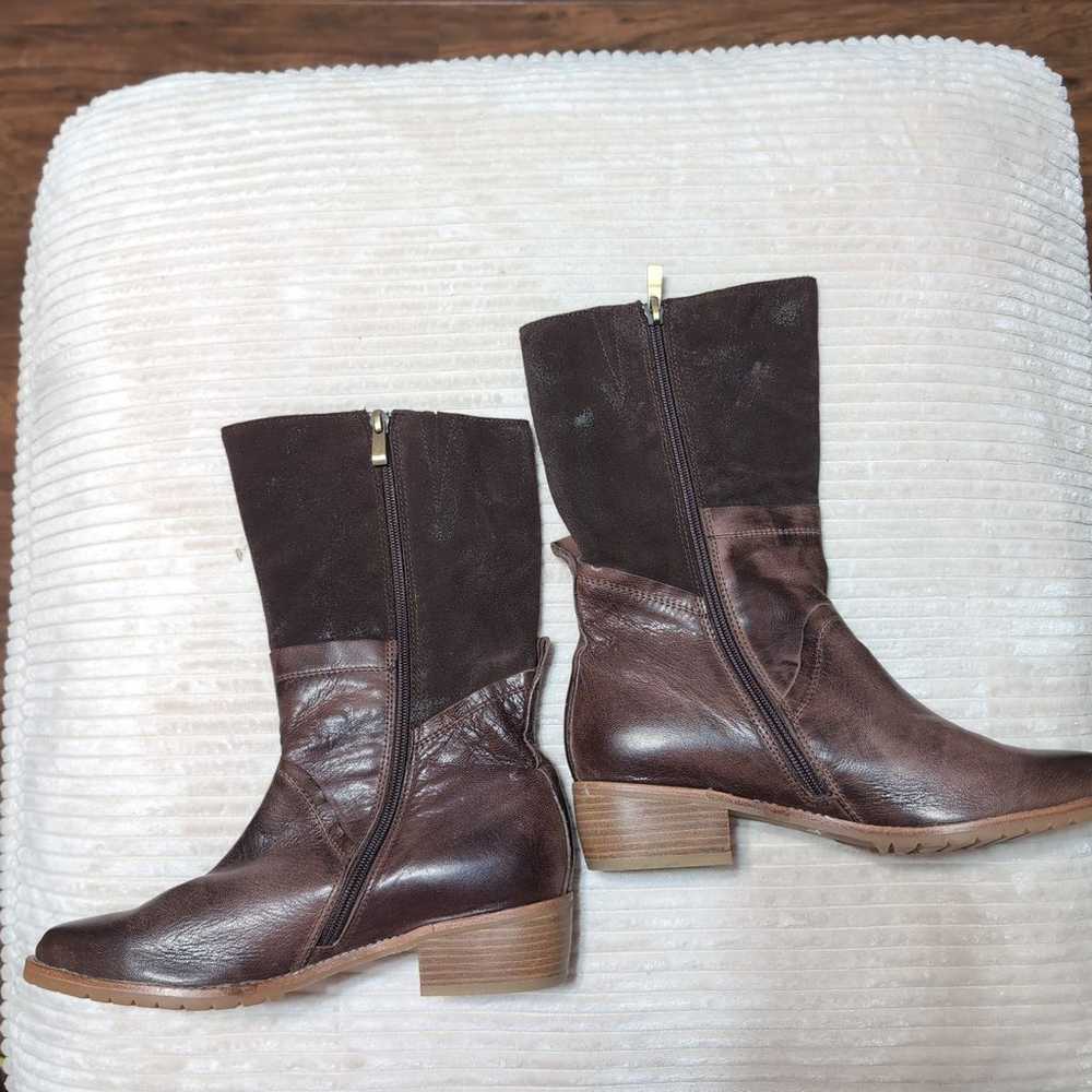 Antelope Mid Calf Leather Boots NWOT - image 2