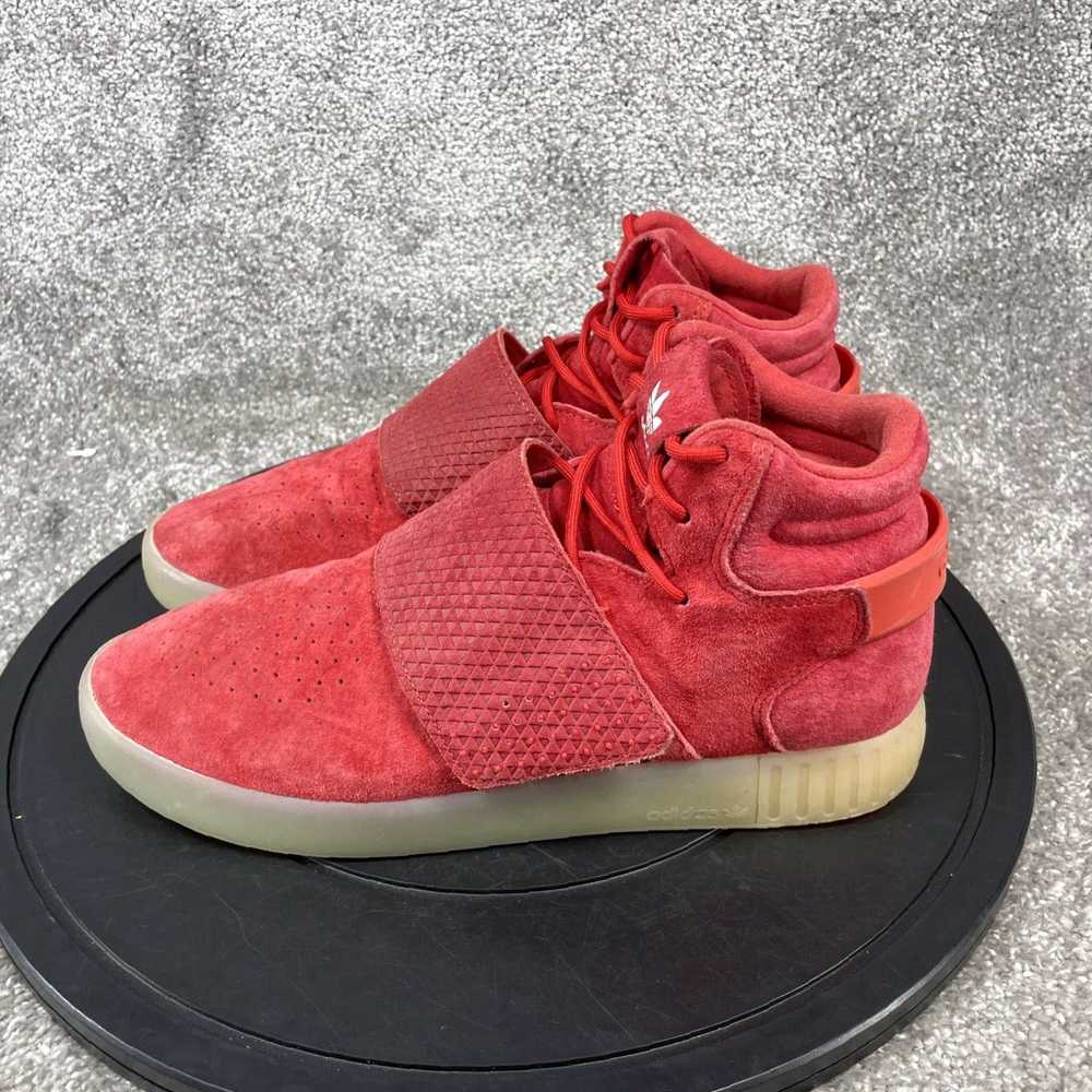 Adidas Adidas Mens Tubular Invader Strap Red Sued… - image 3