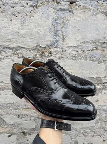靴 Cheaney Loddington R Oxford Brogue UK6.5 Cheaney Downing R Men's Black Oxford Semi Brogues