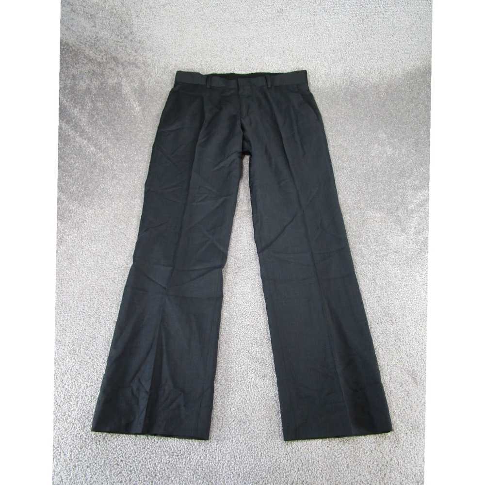 Theory Luxurious Black Wool Mens Slacks Jace 32x3… - image 1