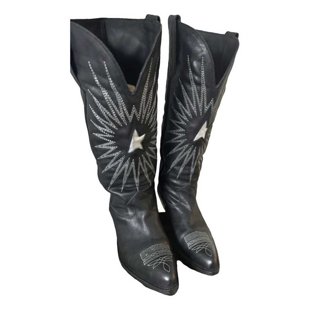 Golden Goose Wish Star leather cowboy boots - image 1