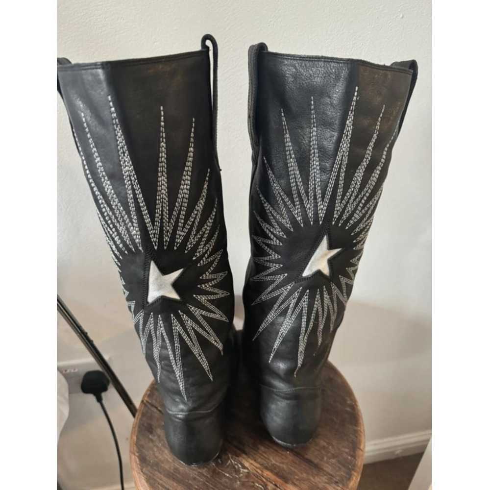 Golden Goose Wish Star leather cowboy boots - image 3