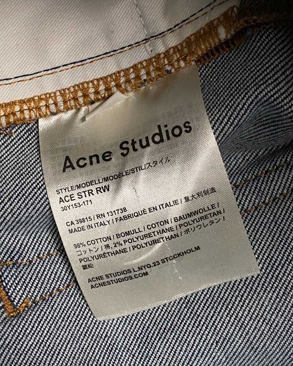 Acne Studios ACNE STUDIOS RAW DENIM COTTON BLEND … - image 11