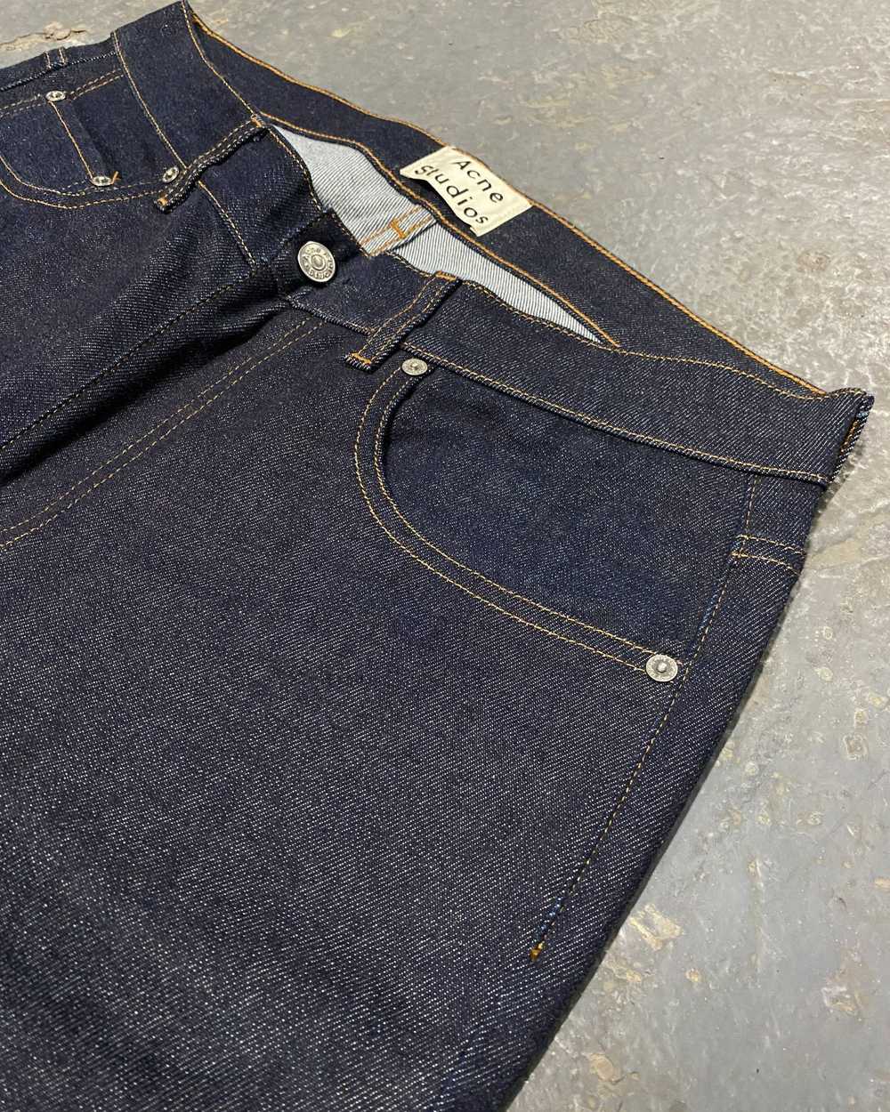 Acne Studios ACNE STUDIOS RAW DENIM COTTON BLEND … - image 3